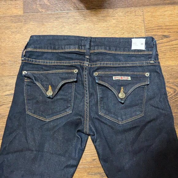 Hudson beth baby boot cut jeans low rise size 26 flap pockets - Picture 4 of 8
